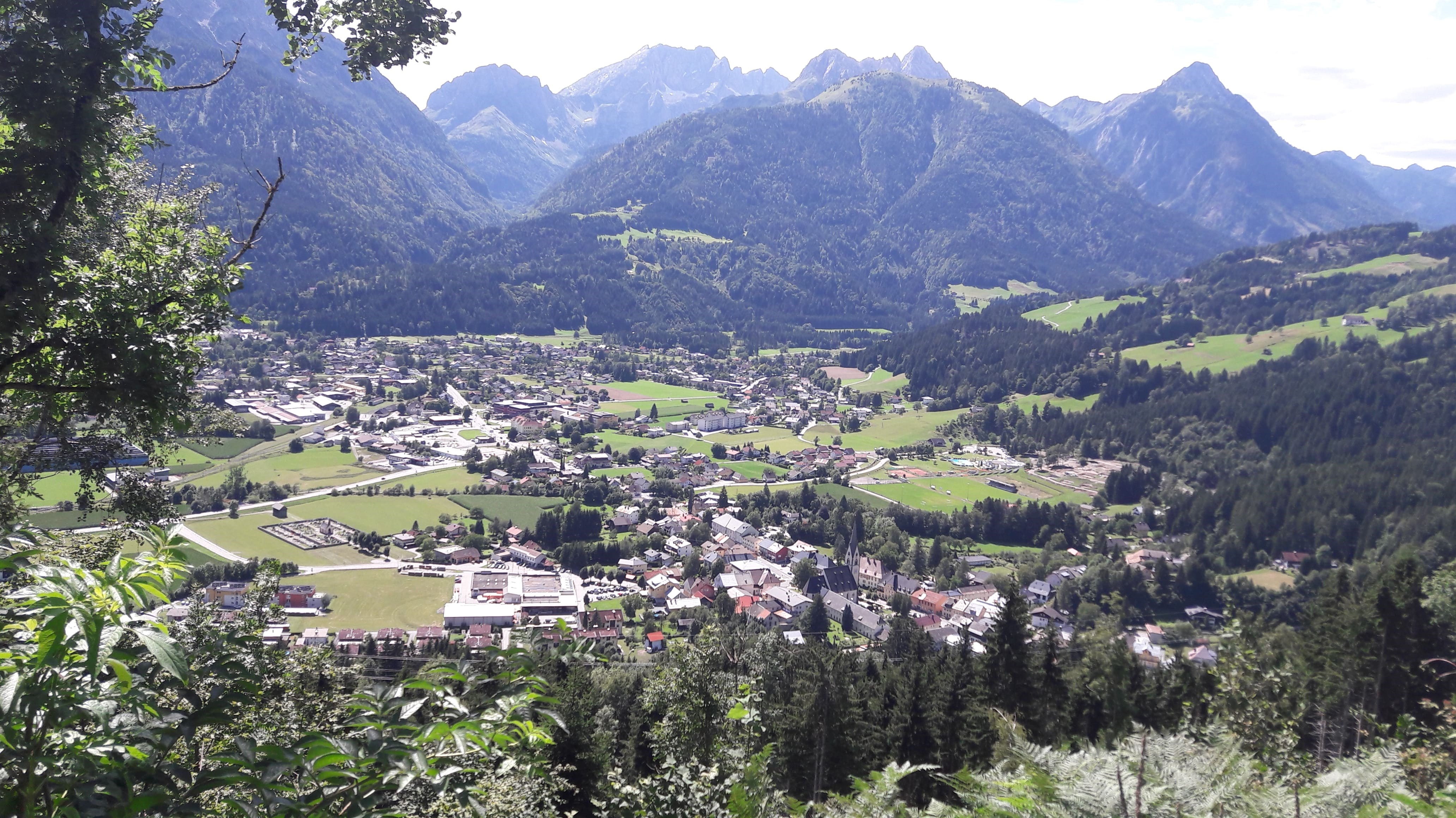 Uitzicht over Kötschach